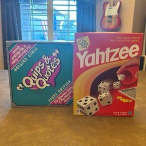 Fun Games - Yahtzee and Quips & Quotes